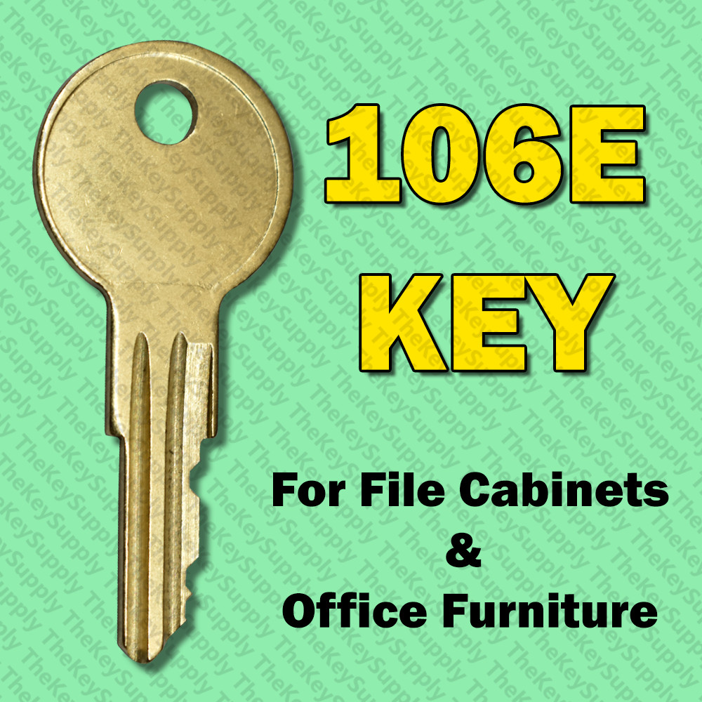 106E Key for Desk File Cabinet & Office Furniture