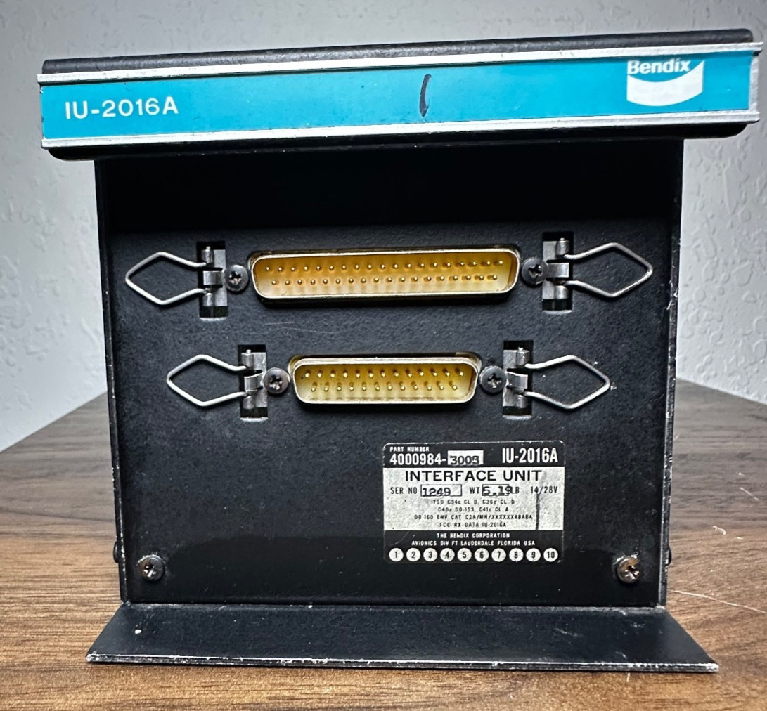 Bendix IU-2016A Interface Unit PN 4000984-3005 - Working as Removed
