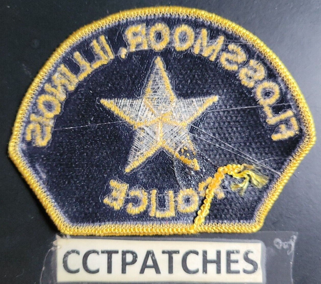 FLOSSMOOR, ILLINOIS POLICE SHOULDER PATCH IL