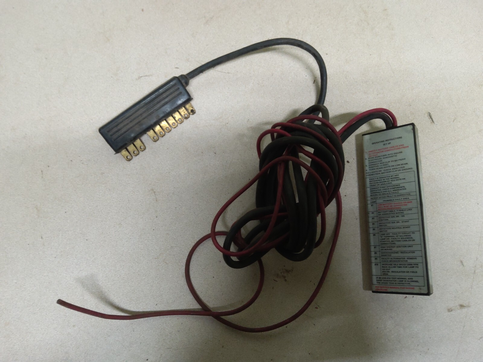 vintage blue point electrical analyzer