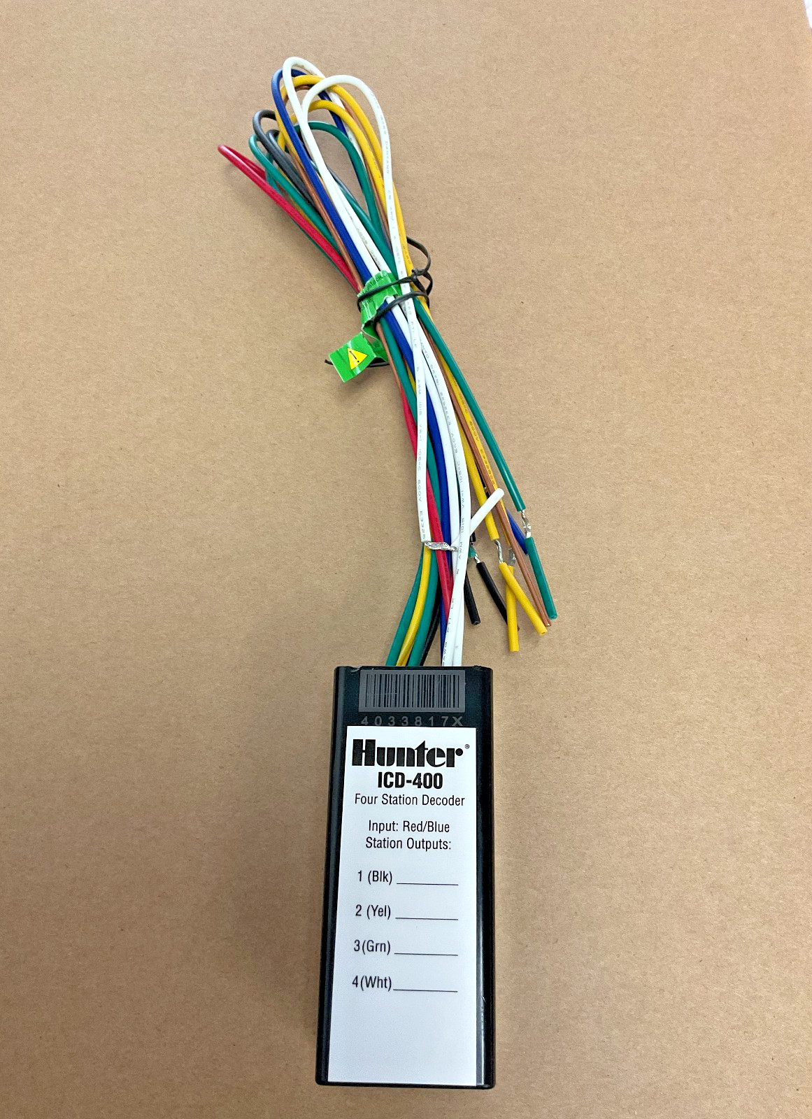 Hunter ICD-400 Four Station Decoder w Integrated Surge Protection 04/2014