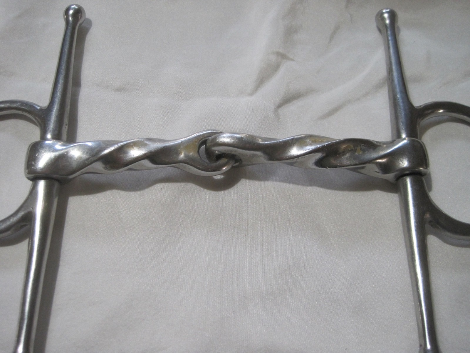 Full Check Double Twisted Wire 5'' Horse Bit Good Condition