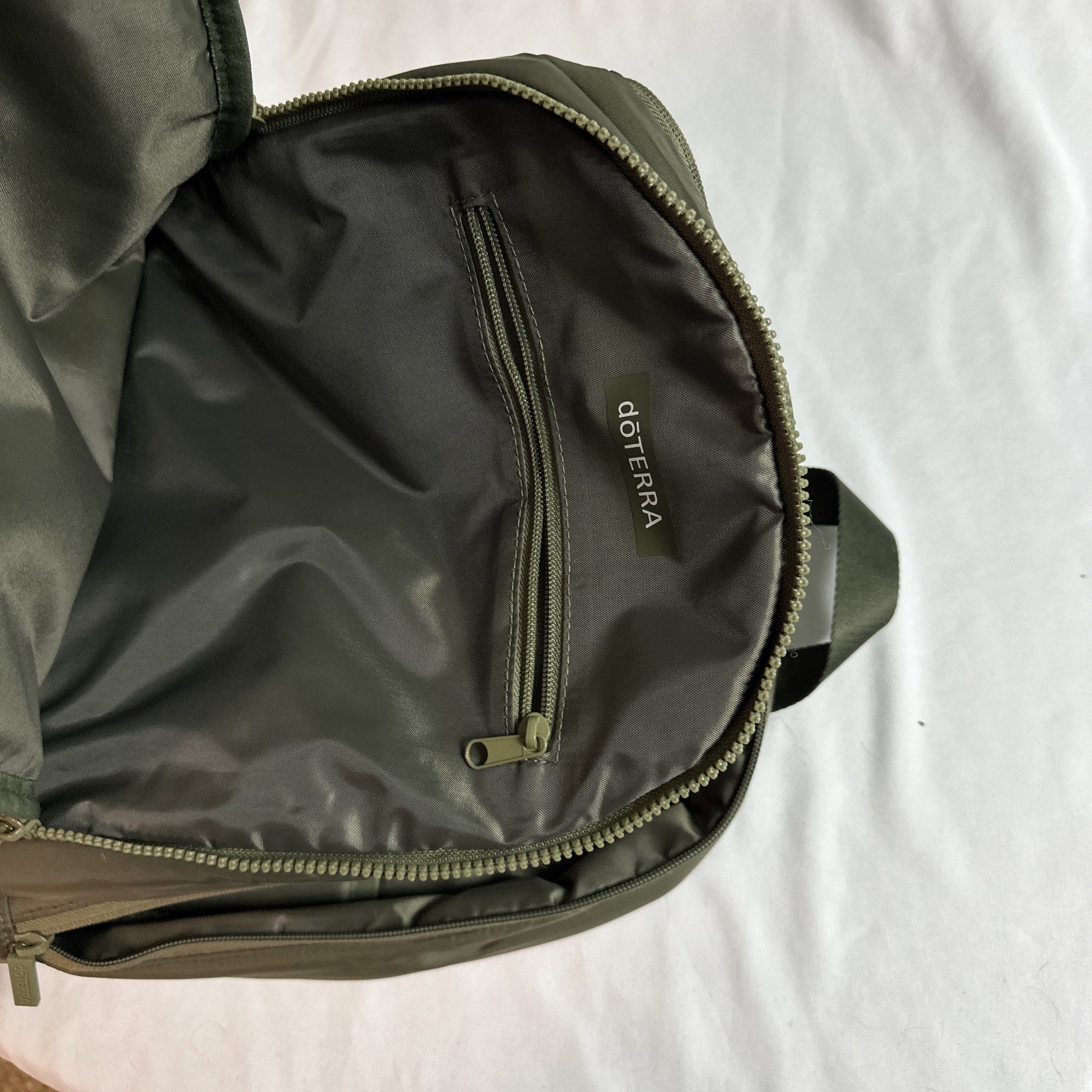 Doterra 2024 Olive Green Backpack With Orange Accents, Only Used At Convention