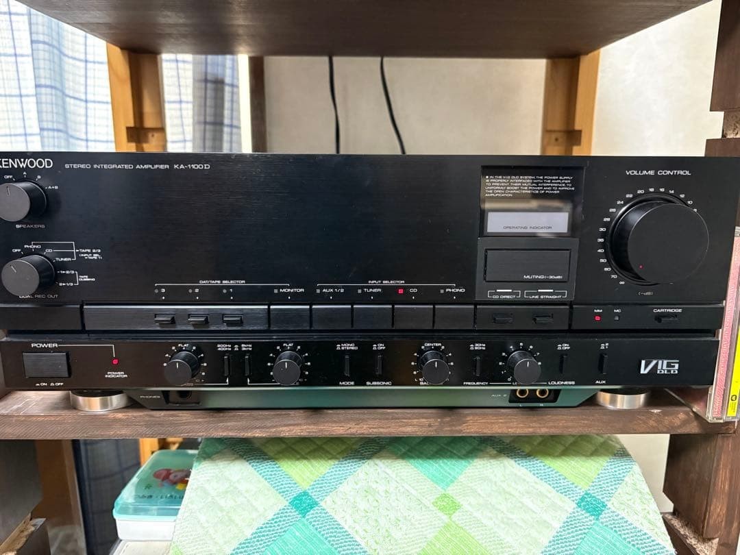 Kenwood KA-1100D Integrated Amplifier Vintage Audio as is Japan