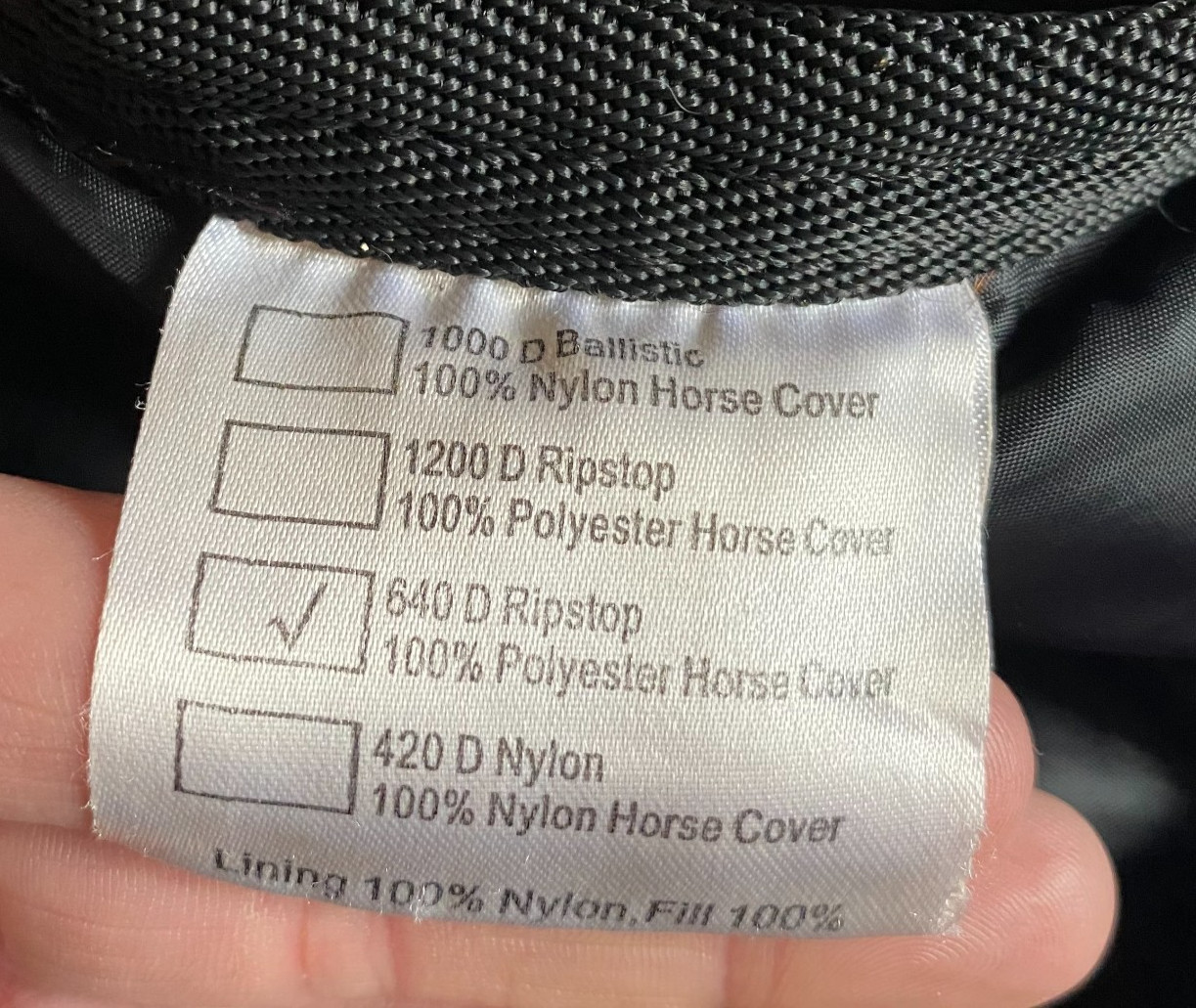 (Used) 78" Smartpak Classic turnout blanket, medium weight, navy