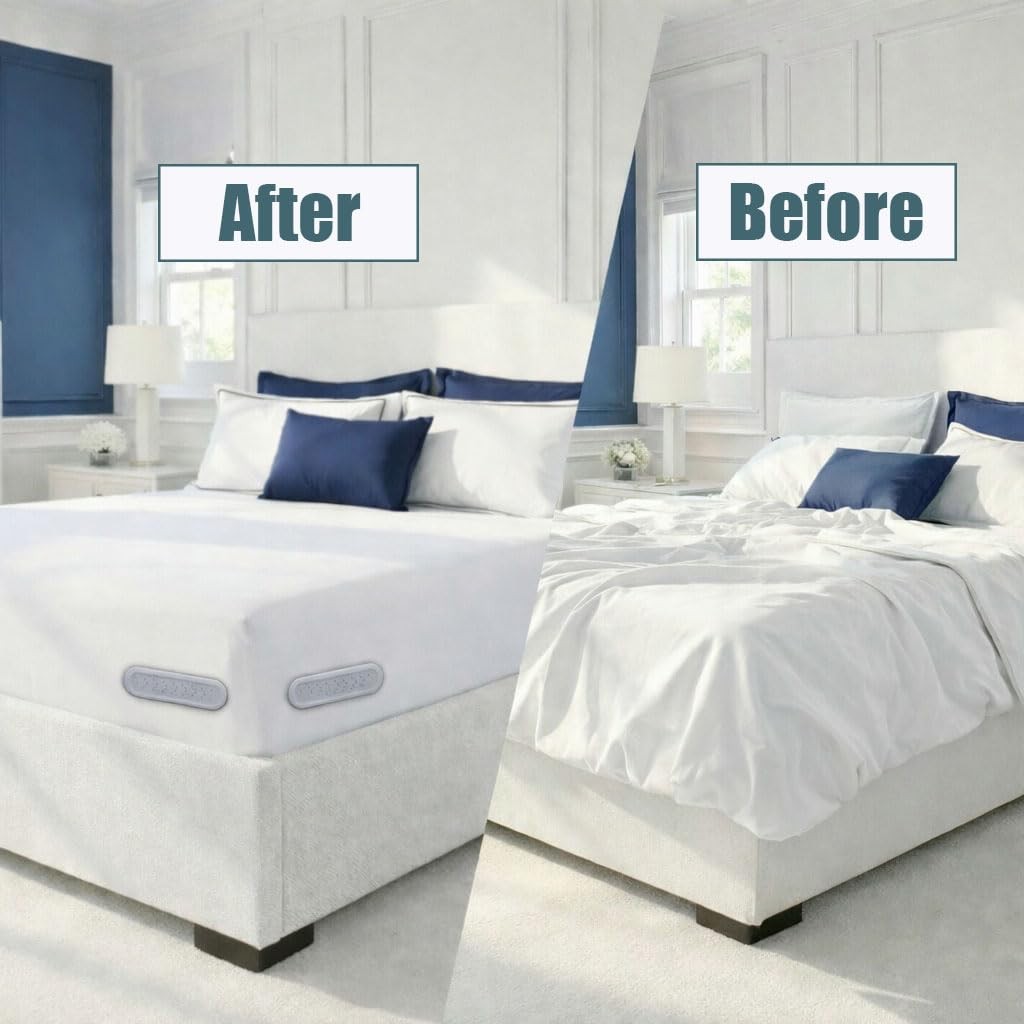 Lock Holders, Upgrade Bed Holders for Corners, Fasteners, Easy-Install Bed Pa...