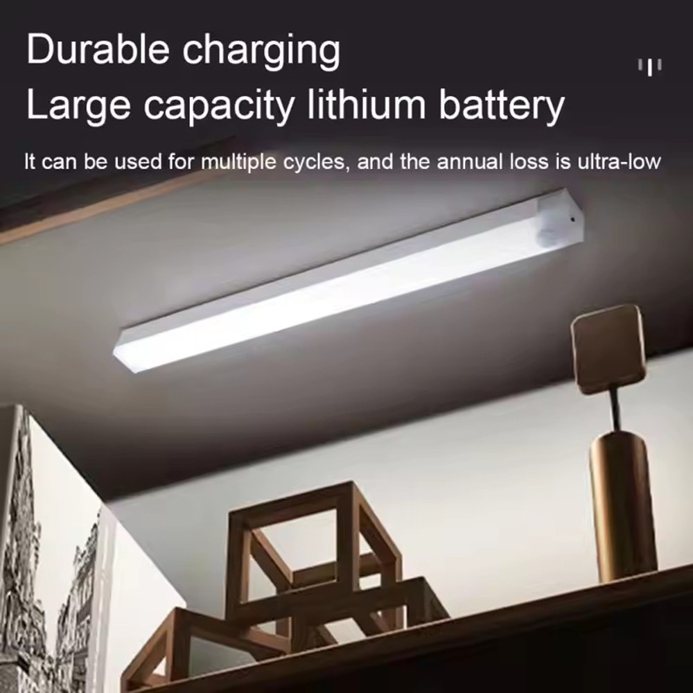 8-Pack LED Under Cabinet Lights, Rechargeable Motion Sensor, 3 Color Dimmable