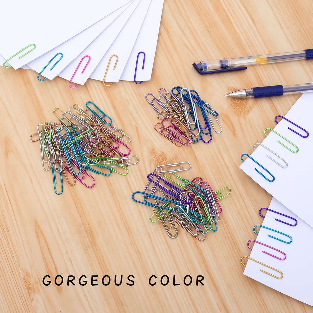 Jumbo Paper Clips,150pcs 2 Inch Large Clip, Assorted Large, Colored