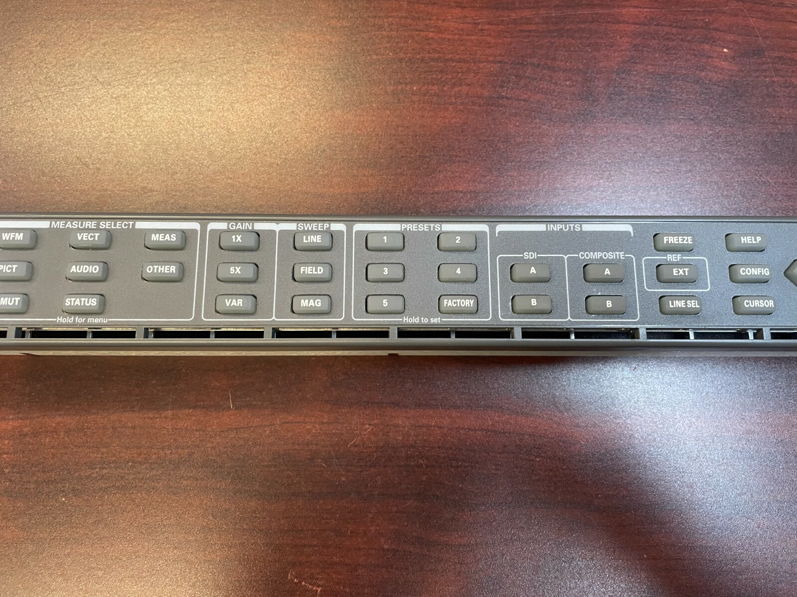 Tektronix WVR611A Front Panel Composite Waveform Rasterizer