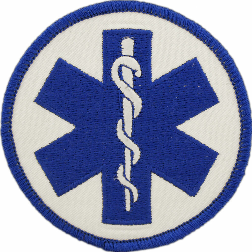 USA EMS LOGO PLAIN Embroidered Patch 3" (3957)
