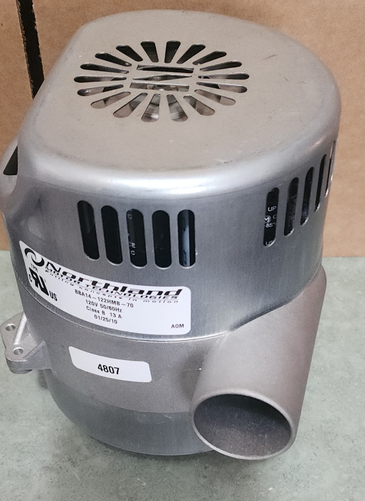 Mercury - Northland BBA14-122HMB-70 Mercury  Brushless DC Blower NOS Class B 13A