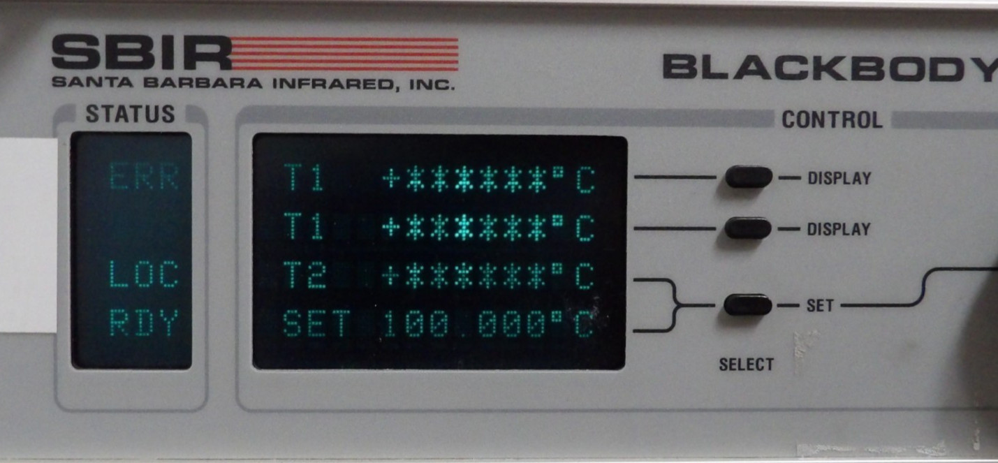 Santa Barbara Infrared 920G Blackbody Controller Working Surplus