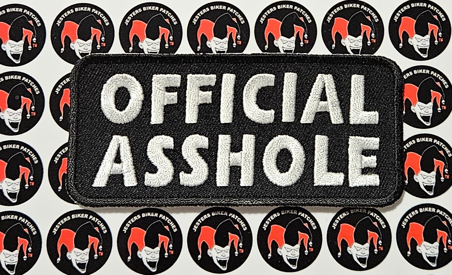 Official @sshole Embroidered Biker Patch