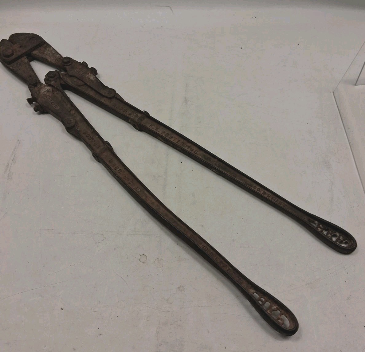 H.K. Porter HKP No. 2 “New Easy” 30 Inch Bolt Cutters Vintage Boston Mass