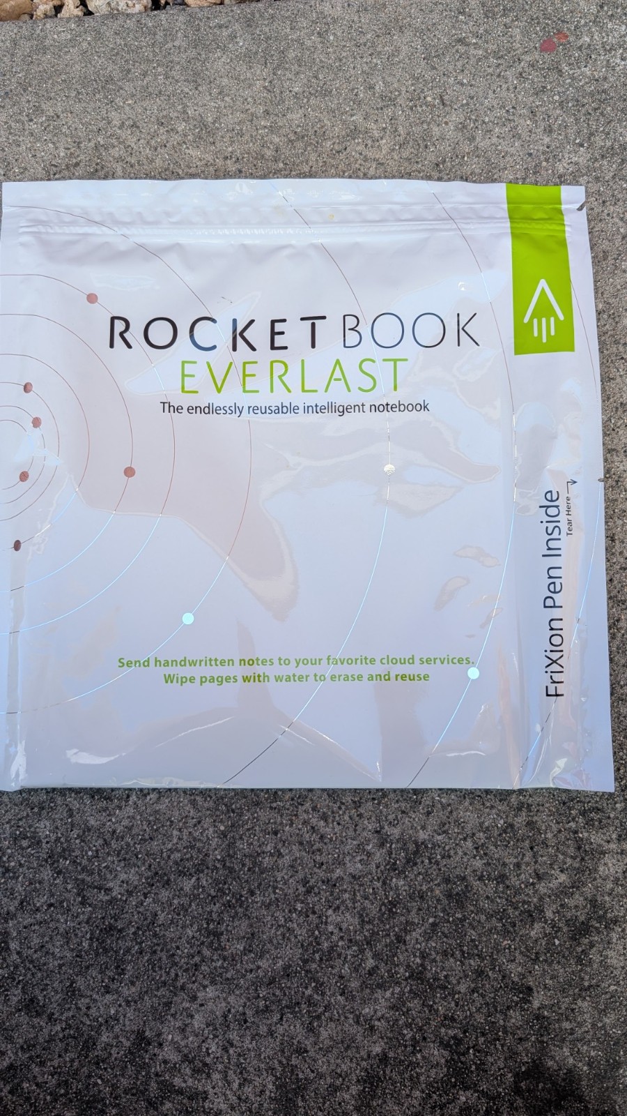 New Rocket book Everlast Smart Reusable Notebook with Fixeon Pen Inside
