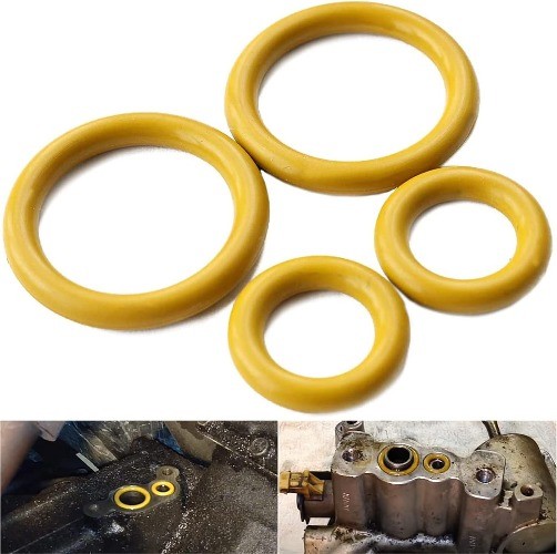 Yellow O-Ring Gaskets Kit Suitable for 1994-2003 7.3L Diesel Turbo Pedestal and