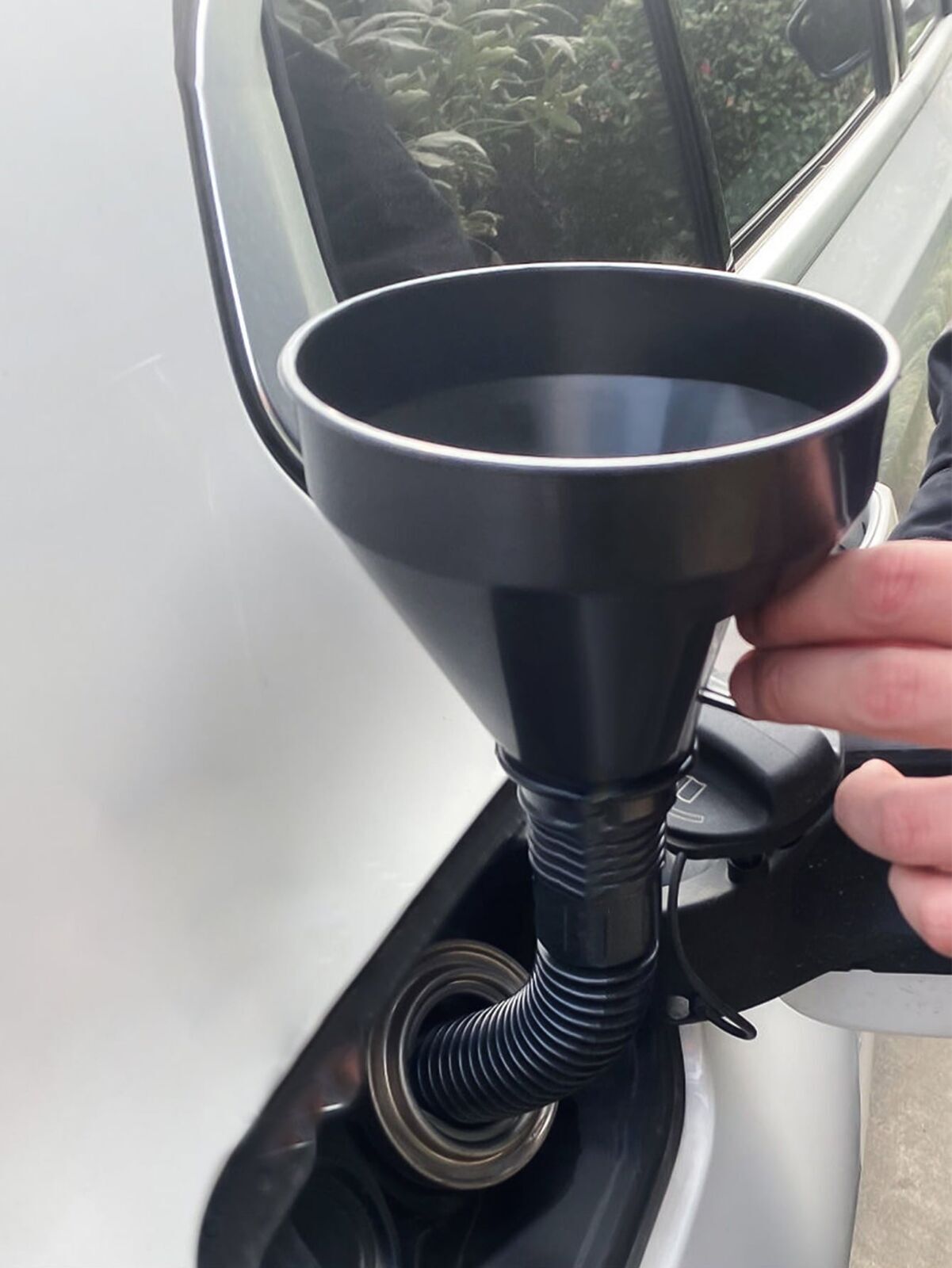 Water Oil Funnel for Automotive with Hose Wide Mouth Flexible Long Flexible