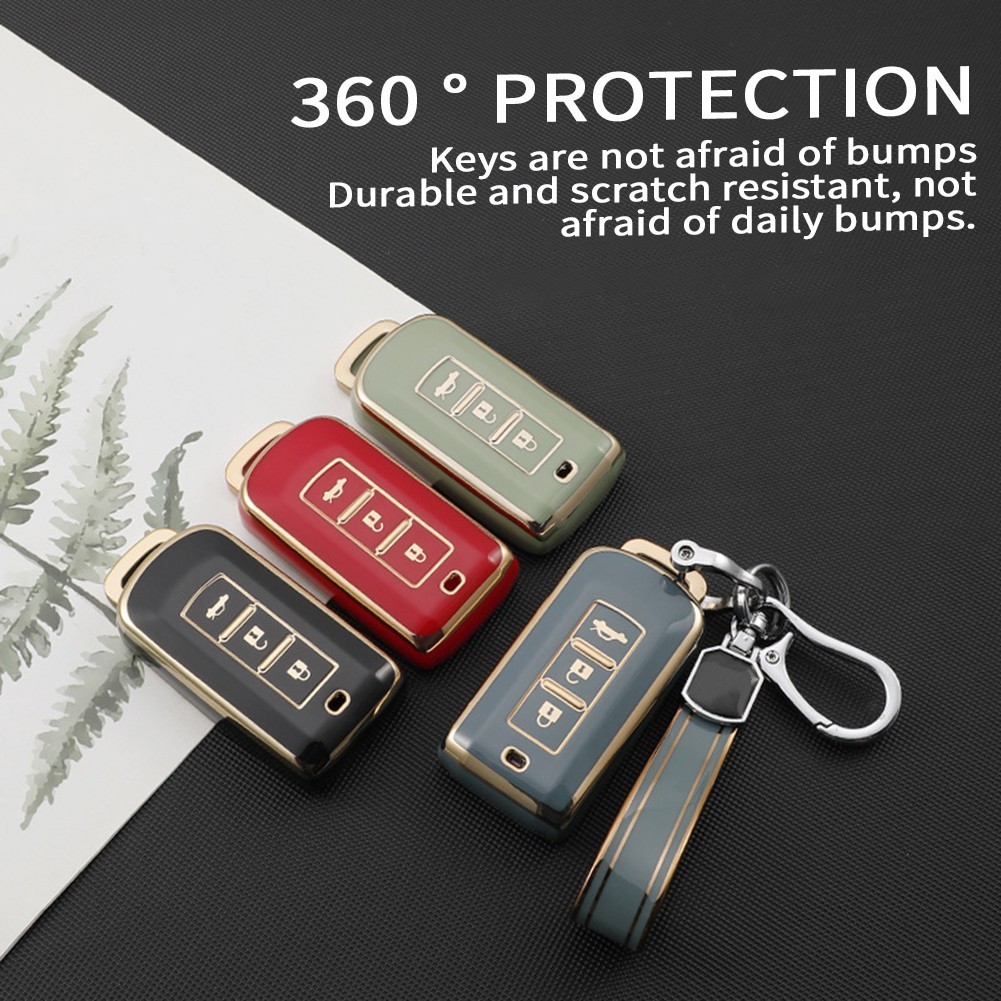 Key Cover Key Case Light Professional Remote Remote Key Shell 3 Buttons