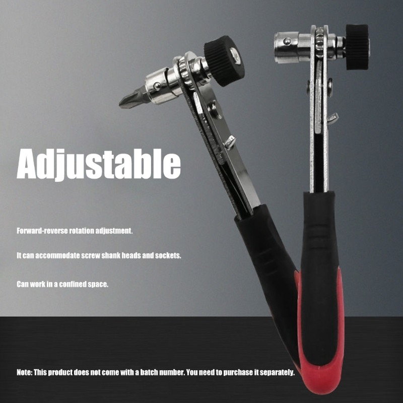 Efficient Mini Double Sided Ratchet Wrench Adjustable Easy Quick Releases Tool