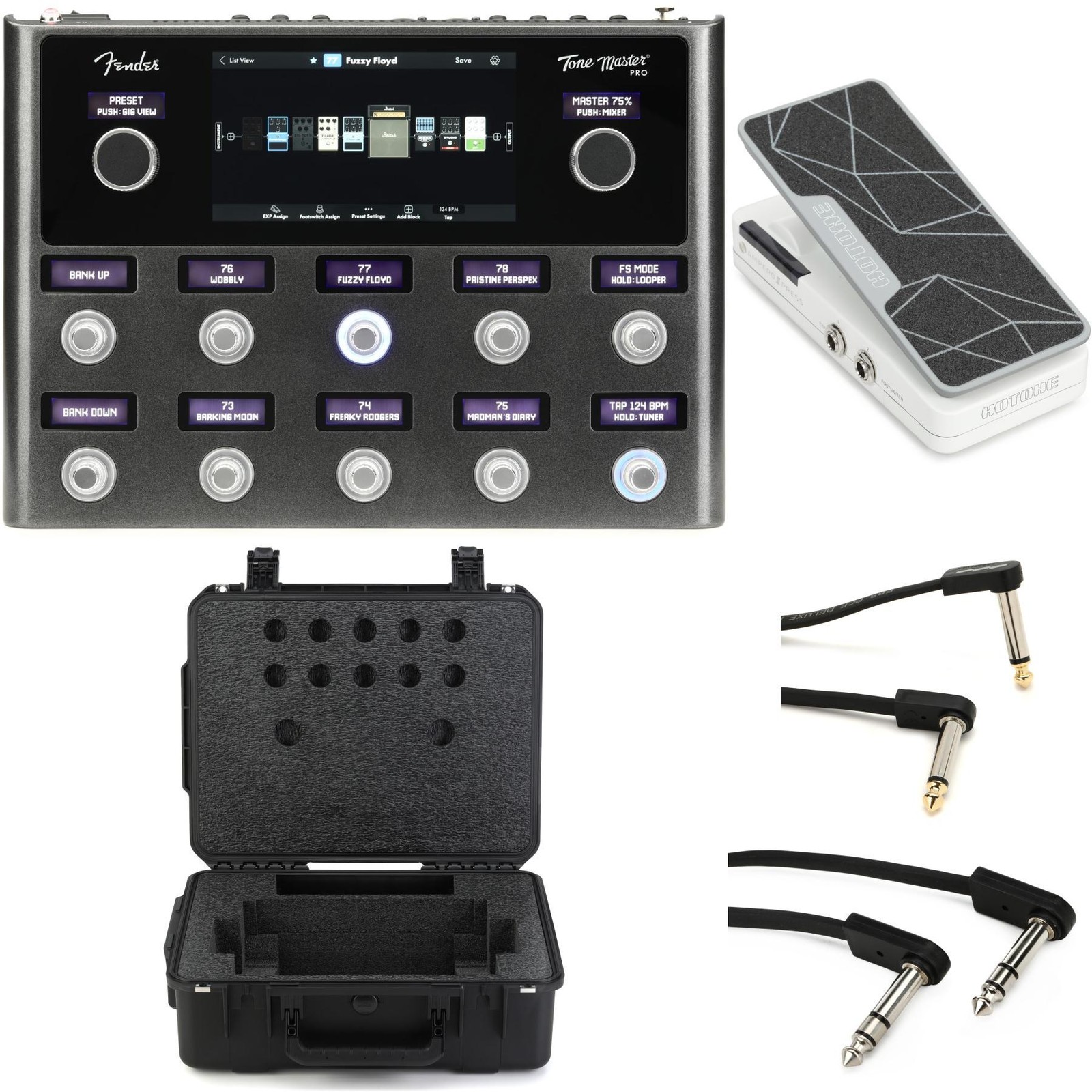 Fender Tone Master Pro Multi-effects Guitar Workstation with Expression Pedal