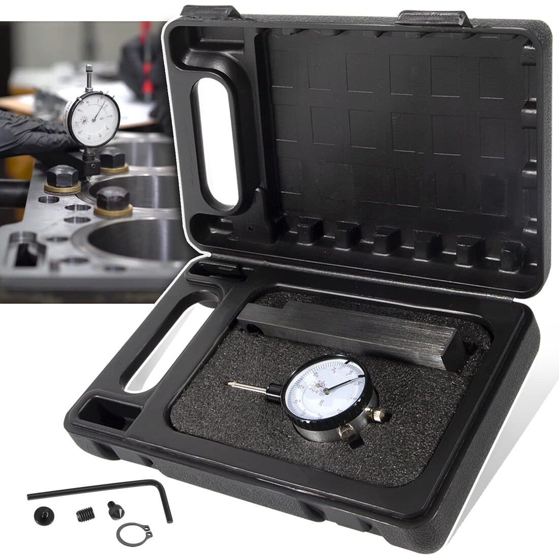 6434 Sleeve Height Counter Bore Gauge for All Diesel Engines 0.001" Range 0-1"