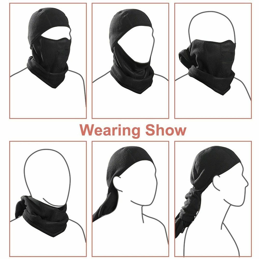 Winter Balaclava Ski Masks Warm Face Mask for Cold Weather Bike Skiing Snowboard