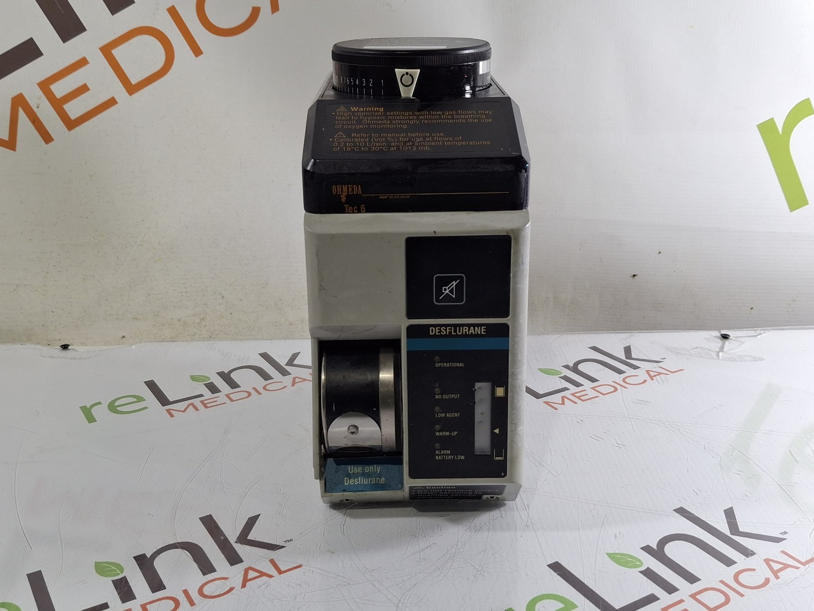 Datex-Ohmeda Tec 6 Plus Desflurane Vaporizer