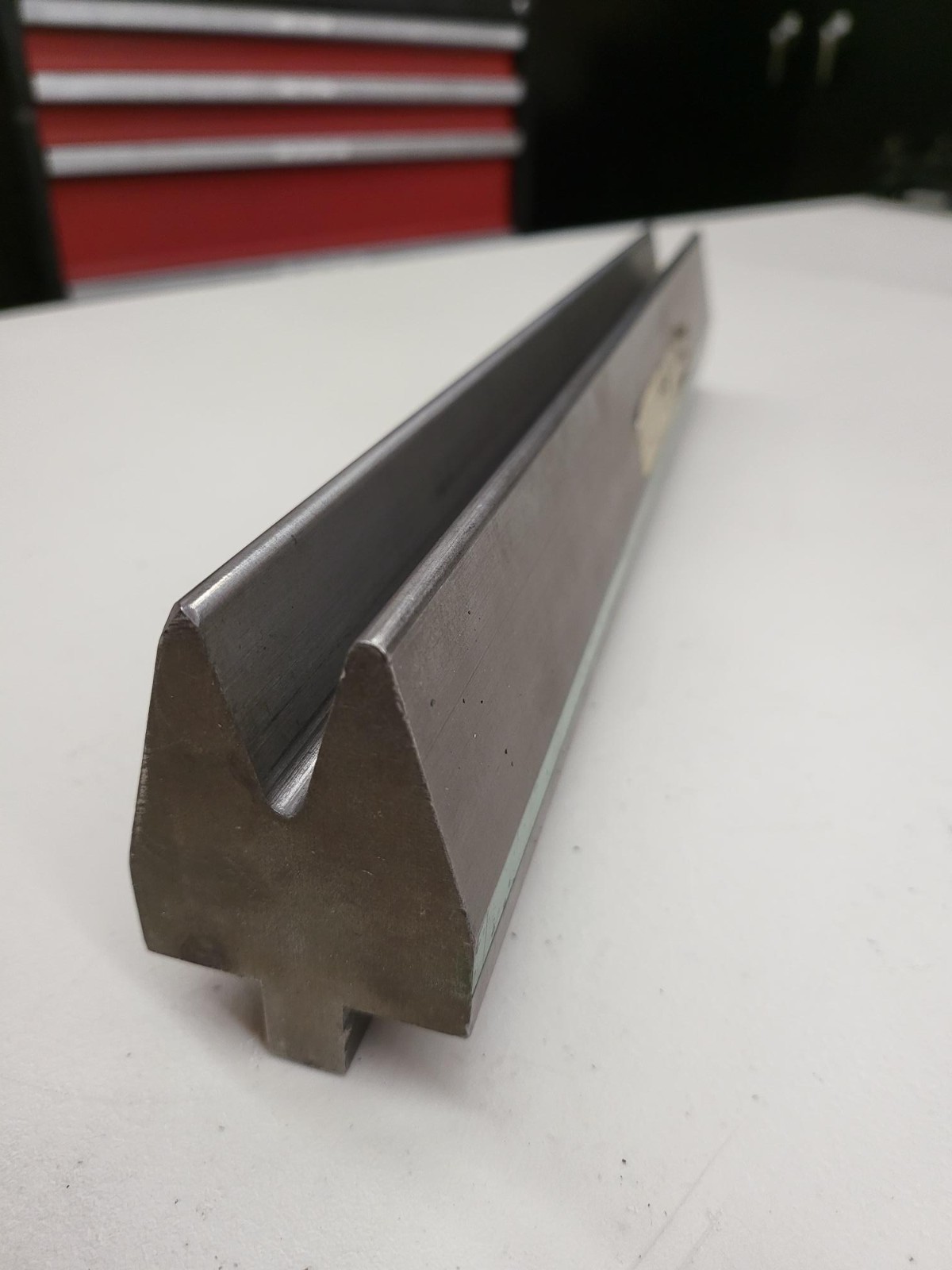 16.75" Long Press Brake Tooling Acute V Die 7/8" Opening 3" Tall BTB2