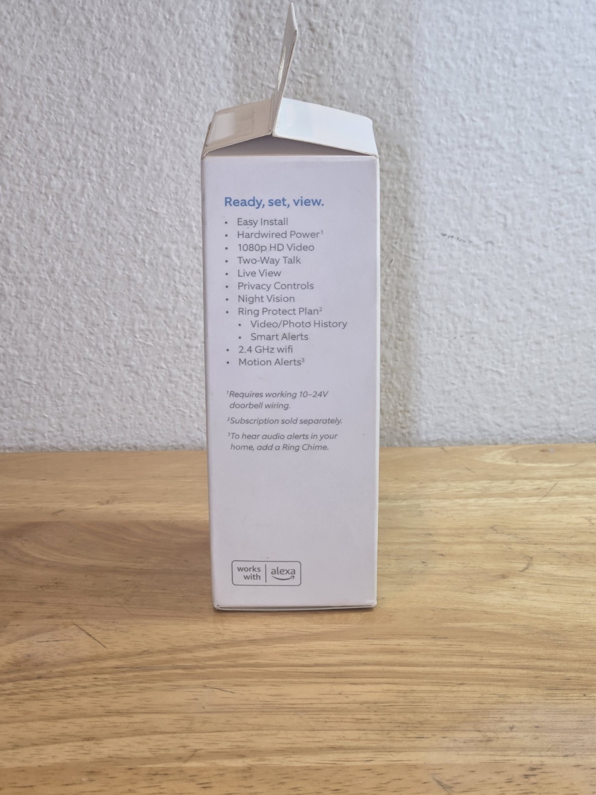 Ring Camera Doorbell Wired | Untested