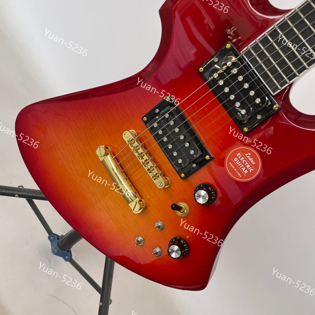 Solid Body Electric Guitar Active pickups Stainless Rounded Fret Edge Quality