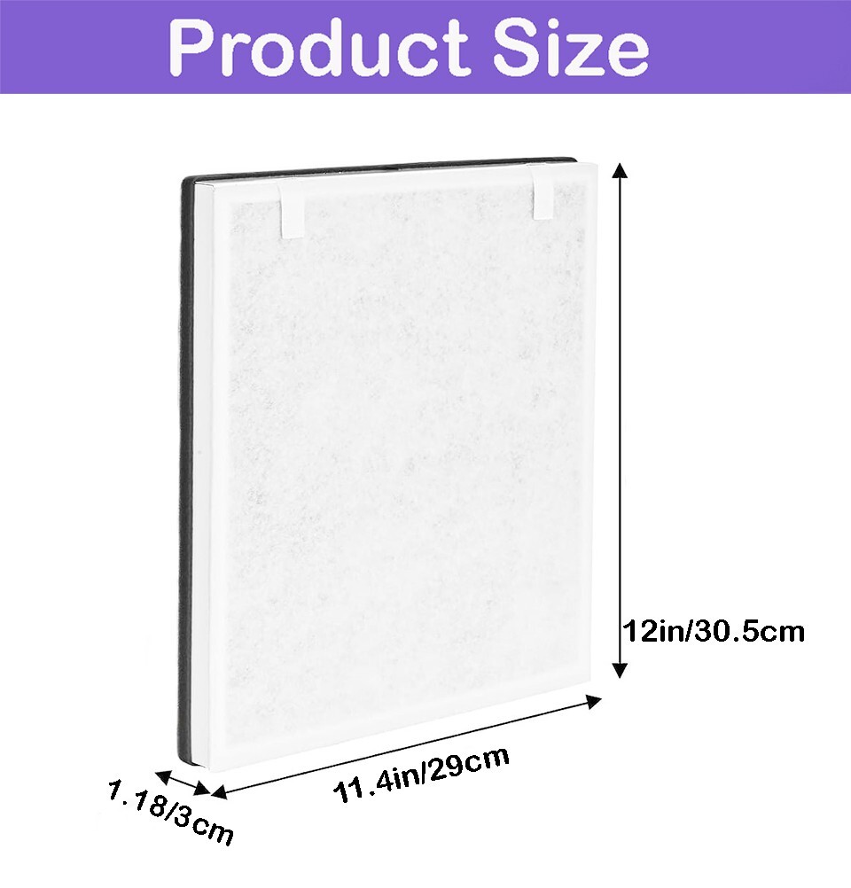 Replacement Carbon & HEPA 3-in-1 Filter for LEVOIT Vital 100 Air Purifier