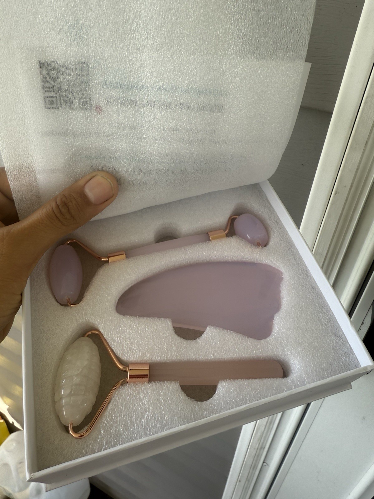 Jade Roller. MoValues The Original  3pc Set. Deep Tissue Massage New. Free Ship!