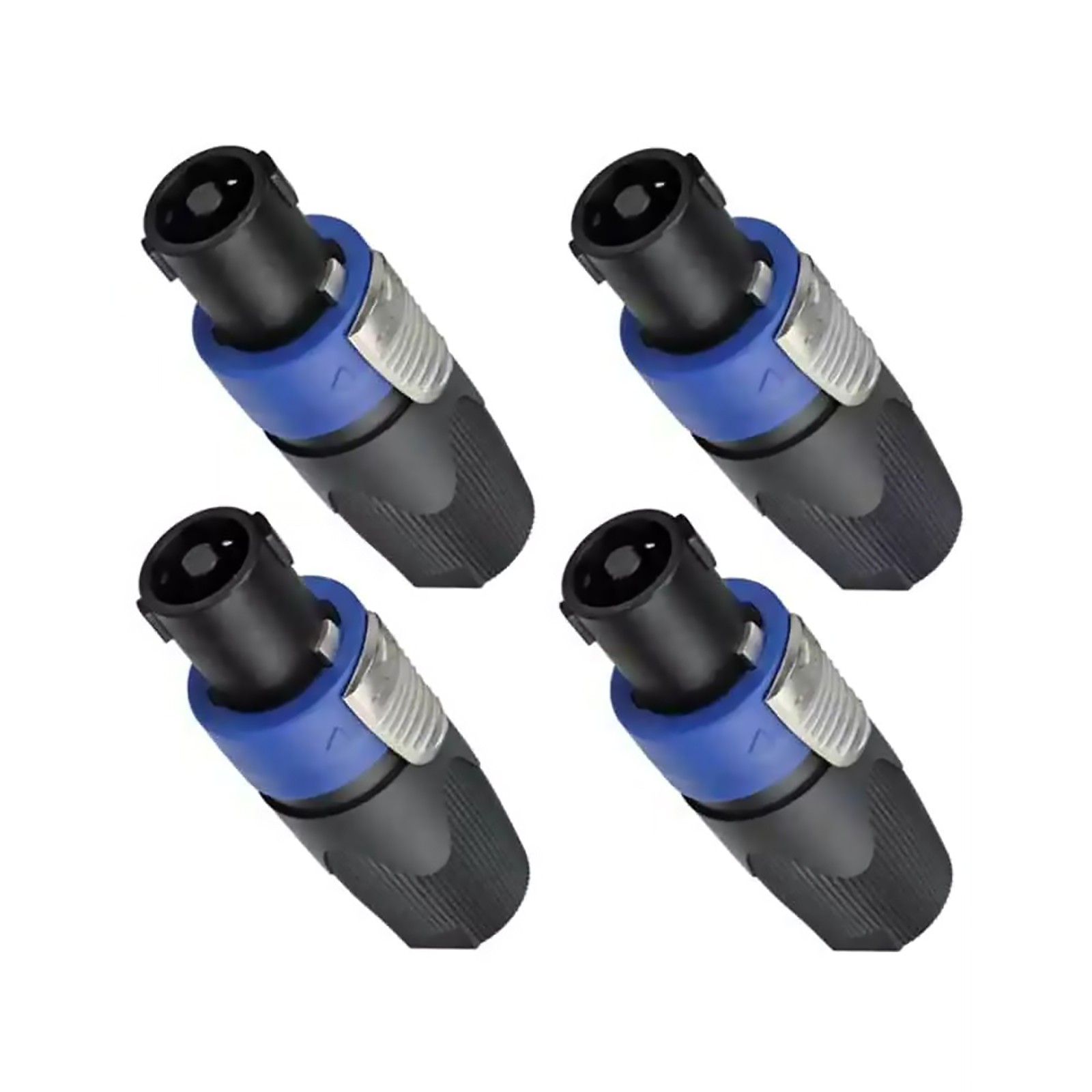 4x NL4FC Speaker 4 Pole Cable Plug Connectors for Audio Speaker Replacement