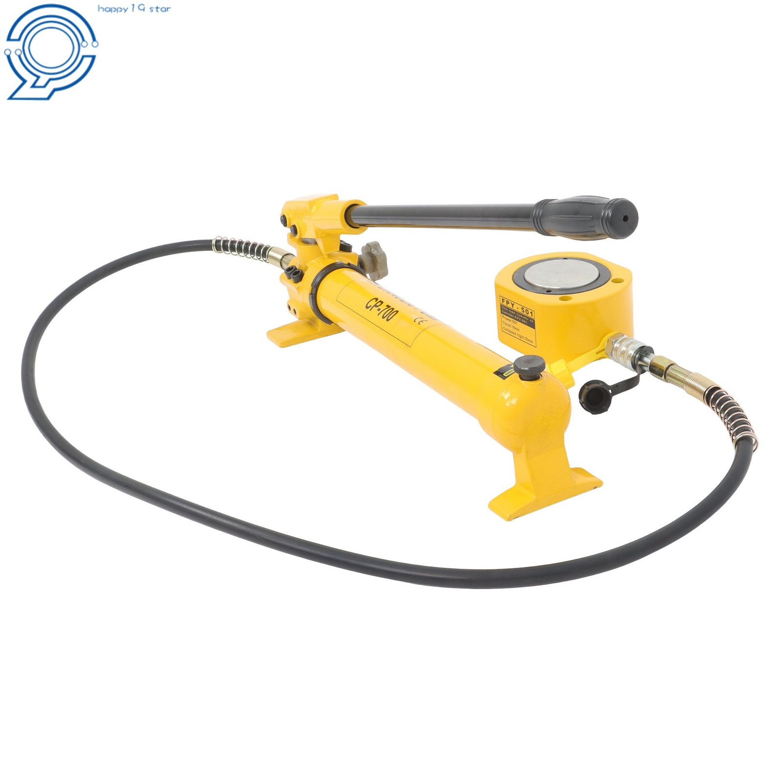 Industrial 50Ton Hydraulic Jack Kit Complete with CP-700 Manual Pump