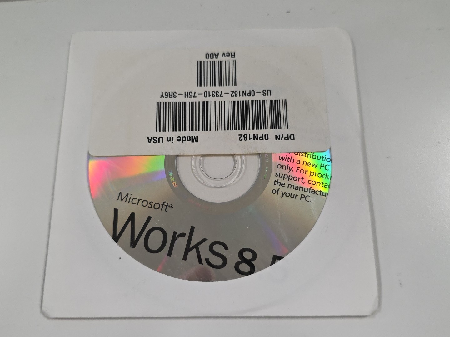 Microsoft Works Dell 8.5 CD  CD X11-45324 - SEALED NEW
