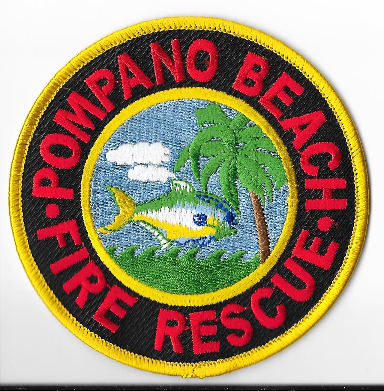 Pompano Beach Fire Rescue, Florida Shoulder Patch V3