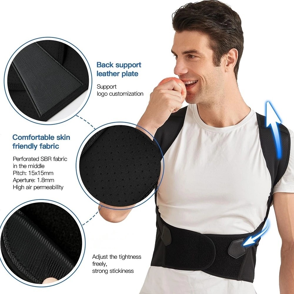 Back Brace Posture Corrector for Women and Men, Shoulder Straightener Adjustable