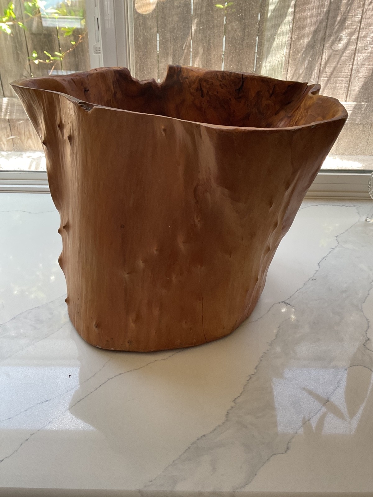 Solid Wood Planter/Bowl EUC