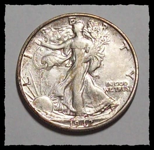 1942-S WALKING LIBERTY HALF DOLLAR  Nice Original Sharp XF  #19D72 .900 SILVER
