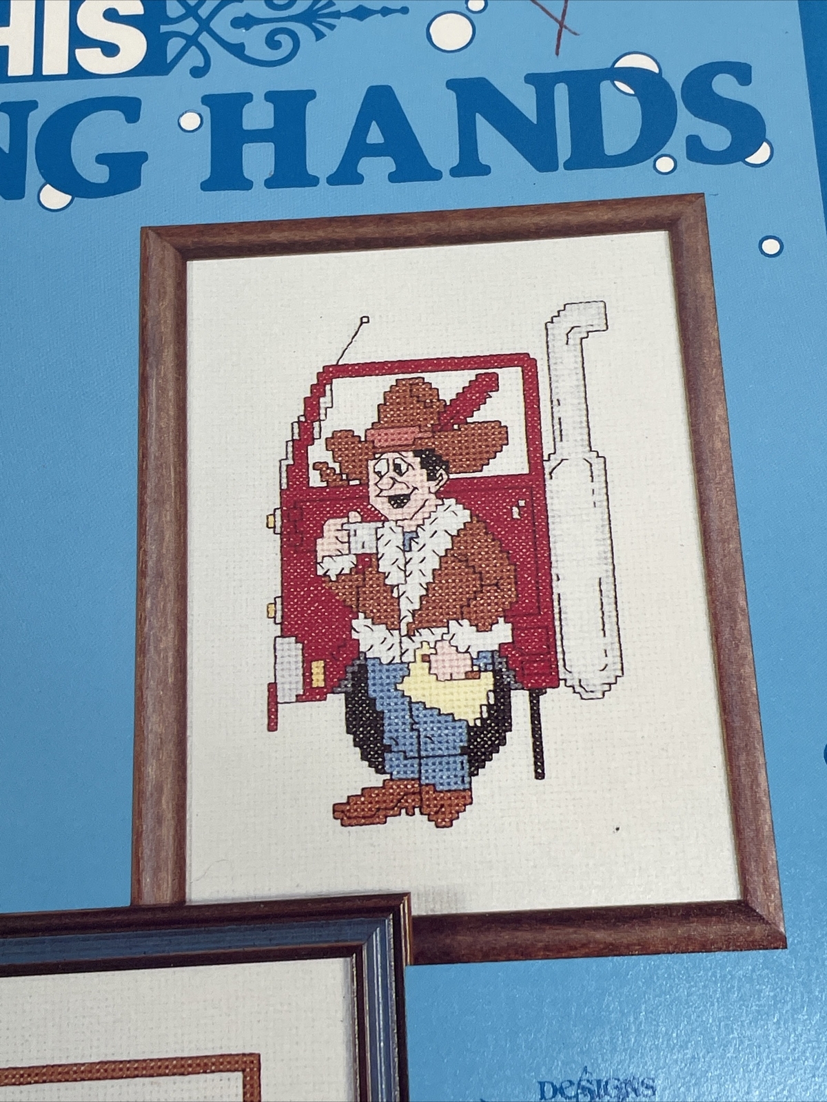 Leisure Arts His Working Hands Cross Stitch Pattern 909