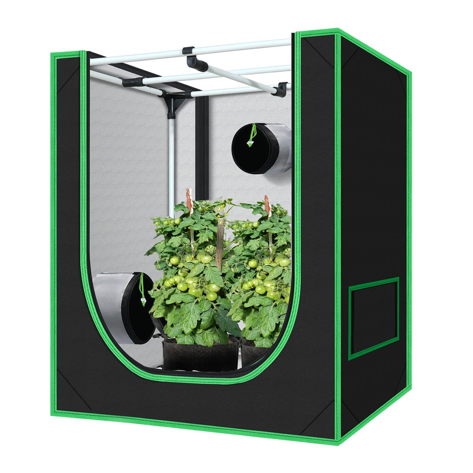 Green Hut Small Grow Tent for Plants Indoor 18"x30"x36" 18"x30"x36", Black