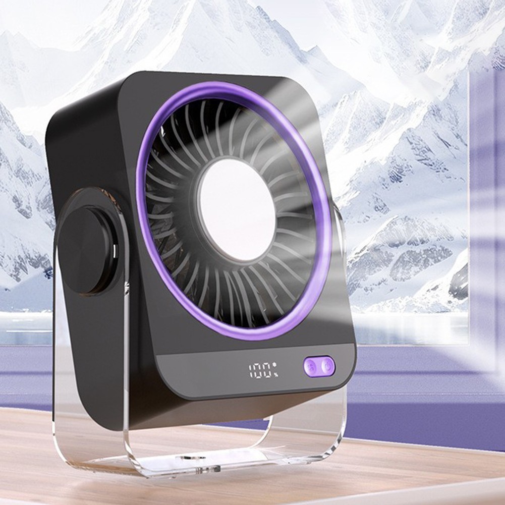 USB-C Ready Rechargeable Desk Fan 199 Speeds 35dB Quiet for Office Use