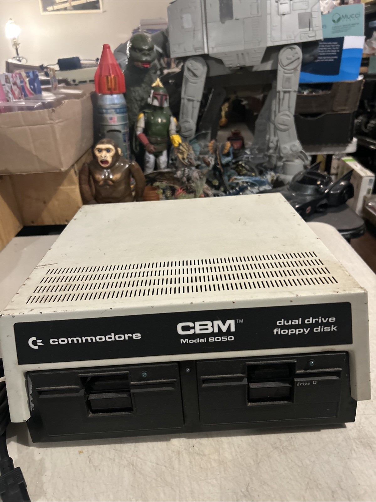 Commodore CBM 8050 Dual Floppy Disk Drive Dual Drive Powers On Untested PET