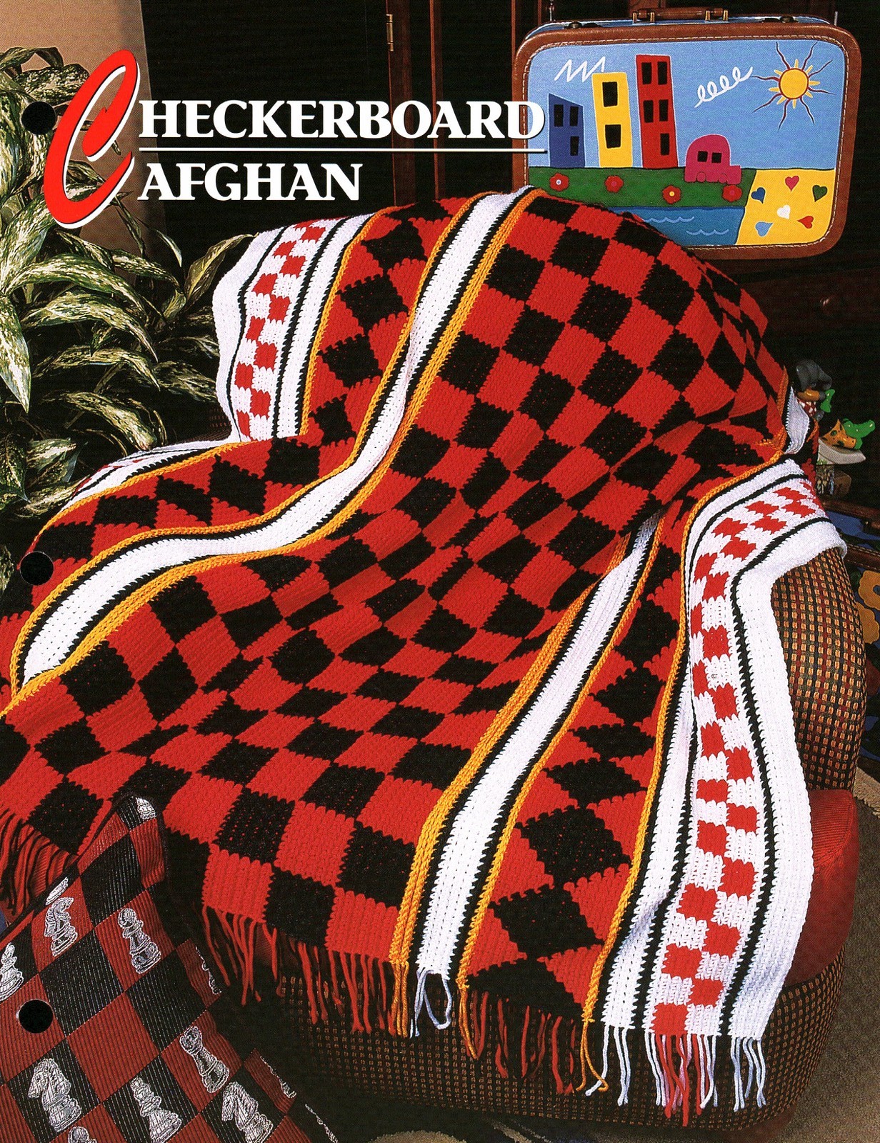 Checkerboard Afghan | Annie's Crochet Quilt & Afghan Club QAC320-01