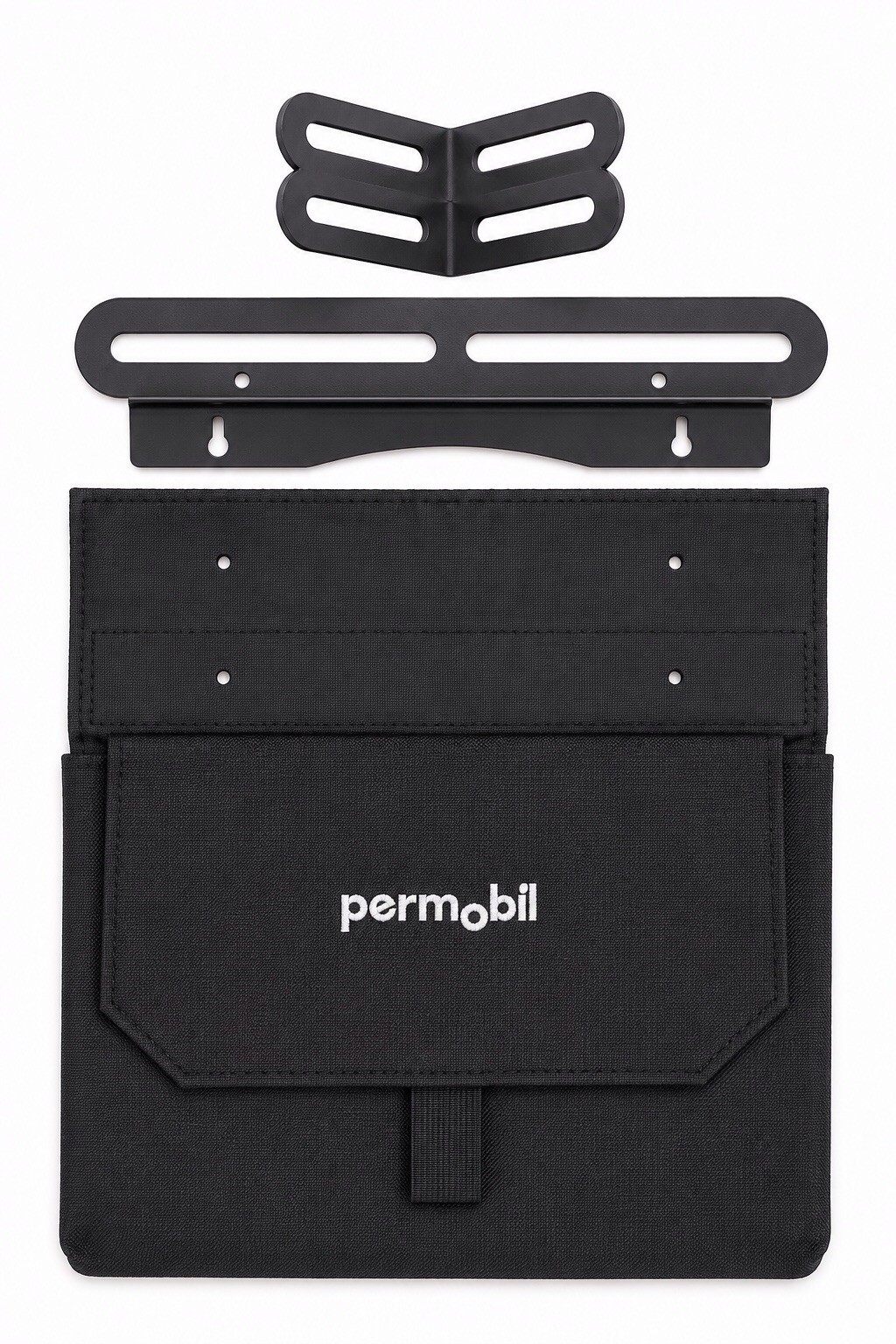 Permobil Armrest POUCH.  Mounts Under The Armrest with the supplied Hardware.