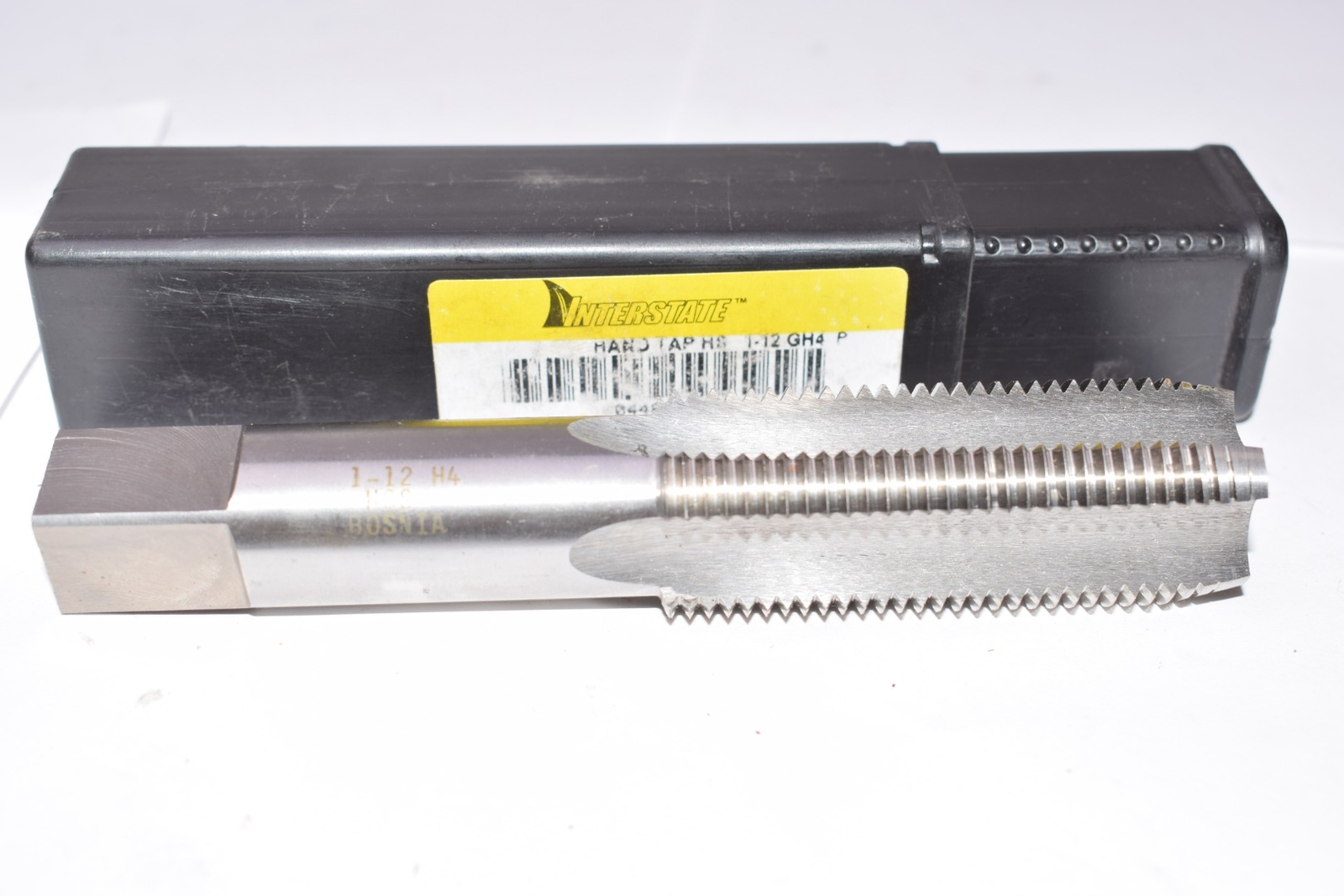 NEW Interstate 04489100 1-12 UNF, H4, 4 Flute, Bright Finish, High Speed Steel,