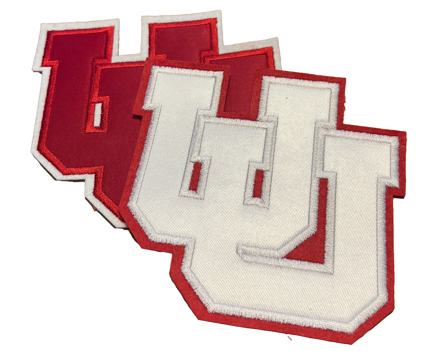 Embroidered/Tackle Twill Iron-on Patch - Utah Utes