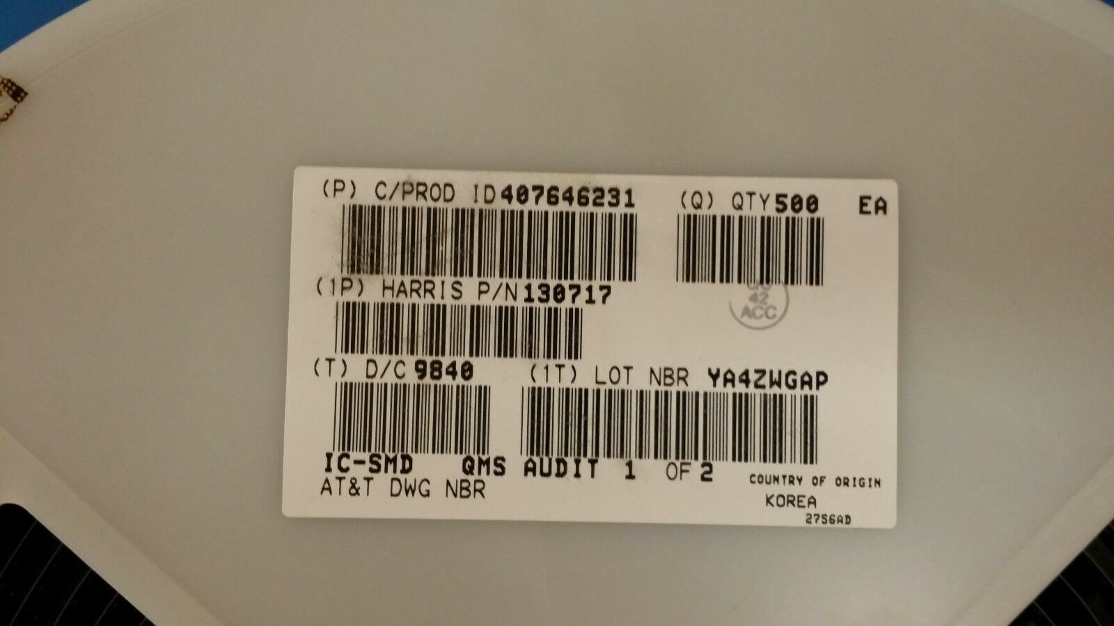 (2 PCS) CDP68HC05C8N IC MICROCONTROLLER 8-BIT 6805 CPU CMOS PLCC 44PIN