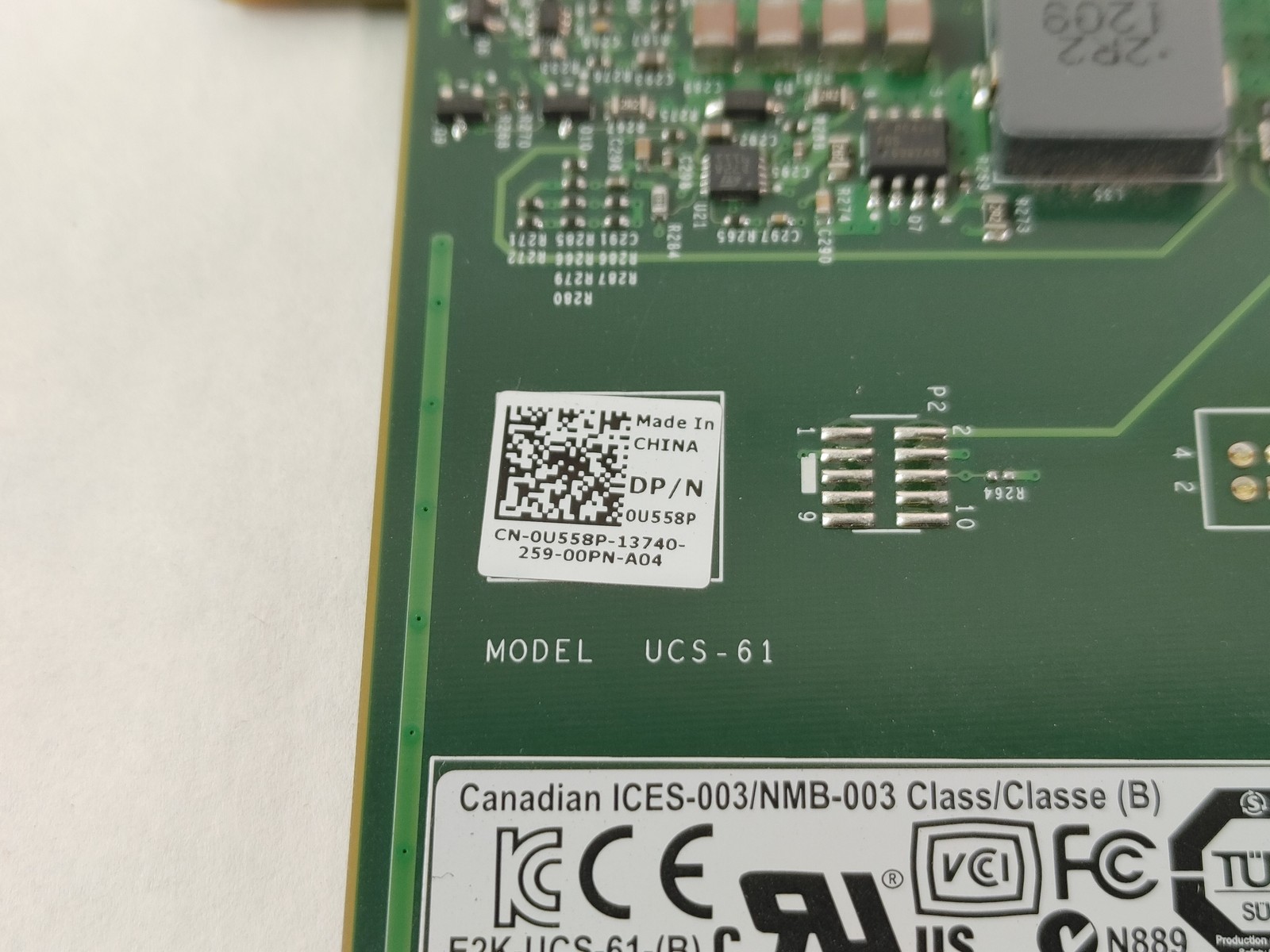 Dell U558P PERC S300 PCI Express x8 SATA / SAS RAID Controller
