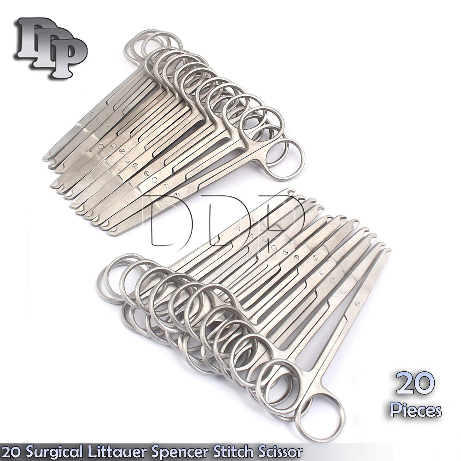 20 Surgical Littauer Spencer Stitch Scissor 4.5" Suture Veterinary Instruments